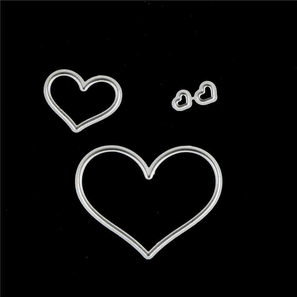 4pcs Love Ring Design Metal Cutting Dies For DIY Scrapbooking Album Paper CardBD