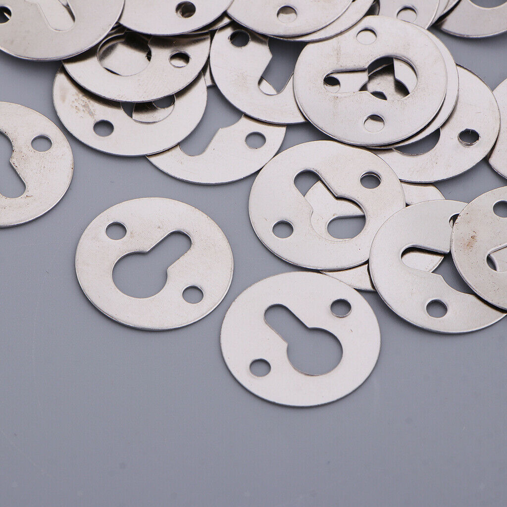 100x Metal Round Keyhole Shelf Hangers  Hangers For Picture Frame