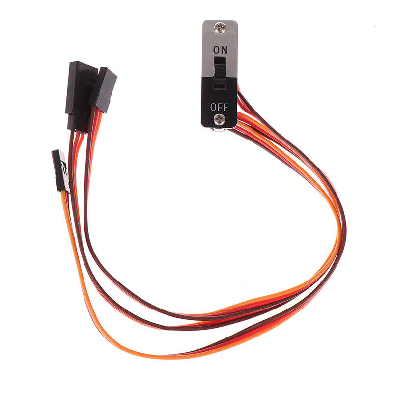 3 Way Medium On/Off Power Switch Wire Harness Cable JR Connectors Plug Re.l8