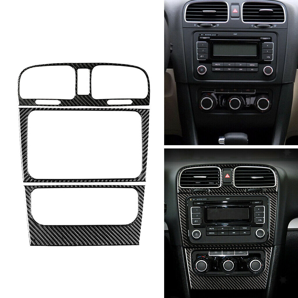Center Air Outlet CD Panel Trim For Volkswagen VW Golf 6 MK6 GTI 2008-2012