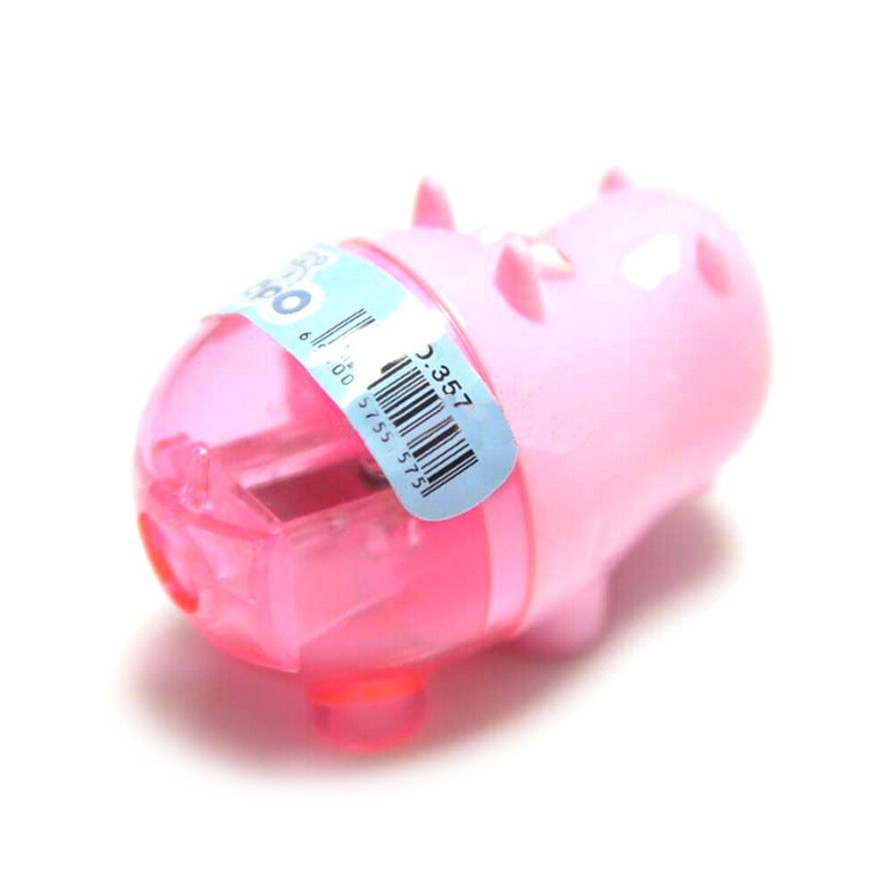 Stationery Hippo Pencil Sharpener with Two Students Kids BD.l8