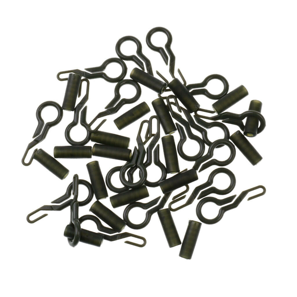 20 Pcs Back  &Tubes for Carp Fishing Carp Fishing Rig Accessory Kit