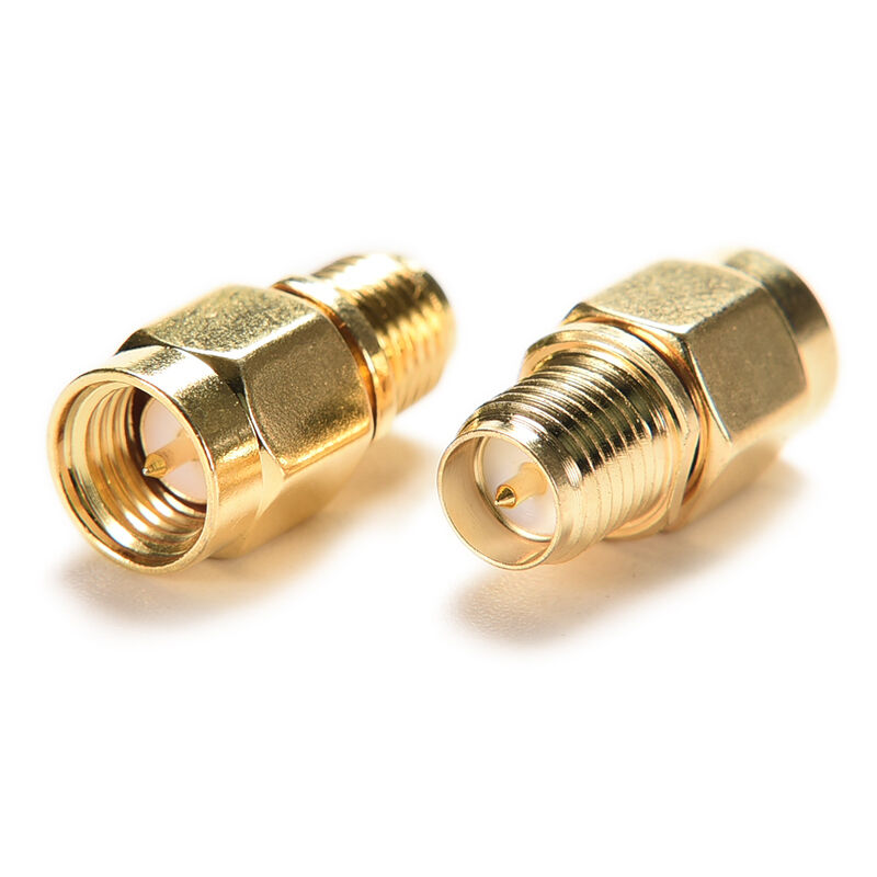 2xSMA male plug To RP-SMA female both male center Straight RF connector Ad.l8