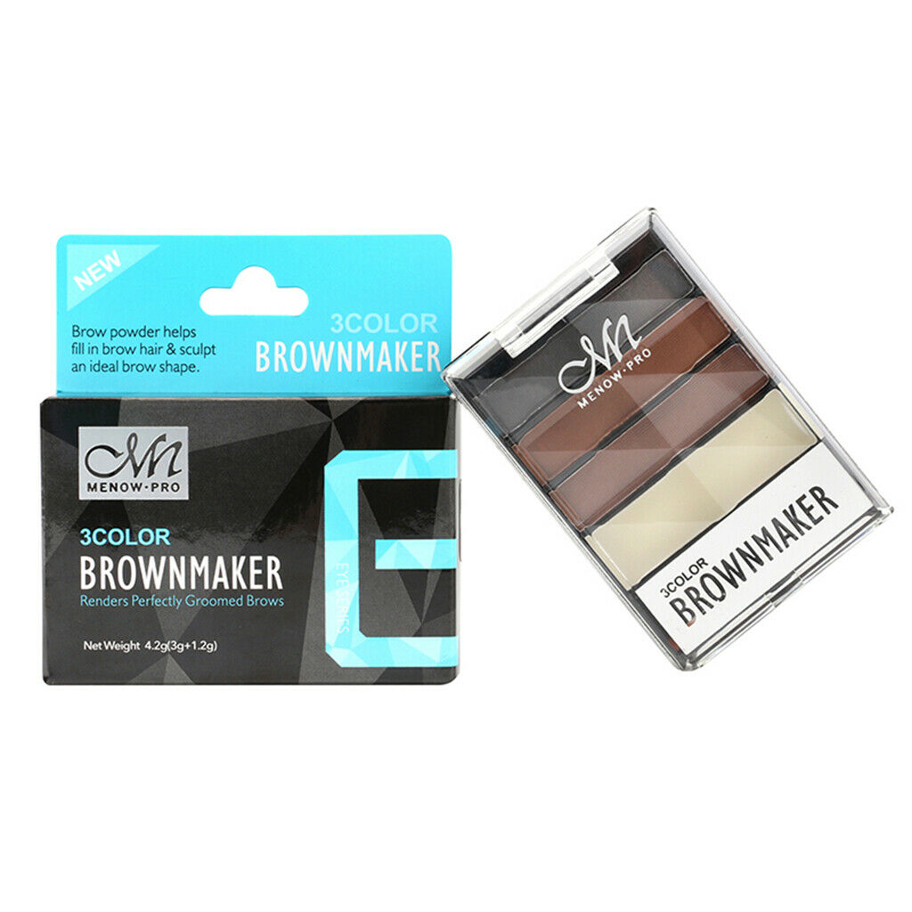 Eye Correcting Powder Lasting Eyebrow Makeup Palette with Brush