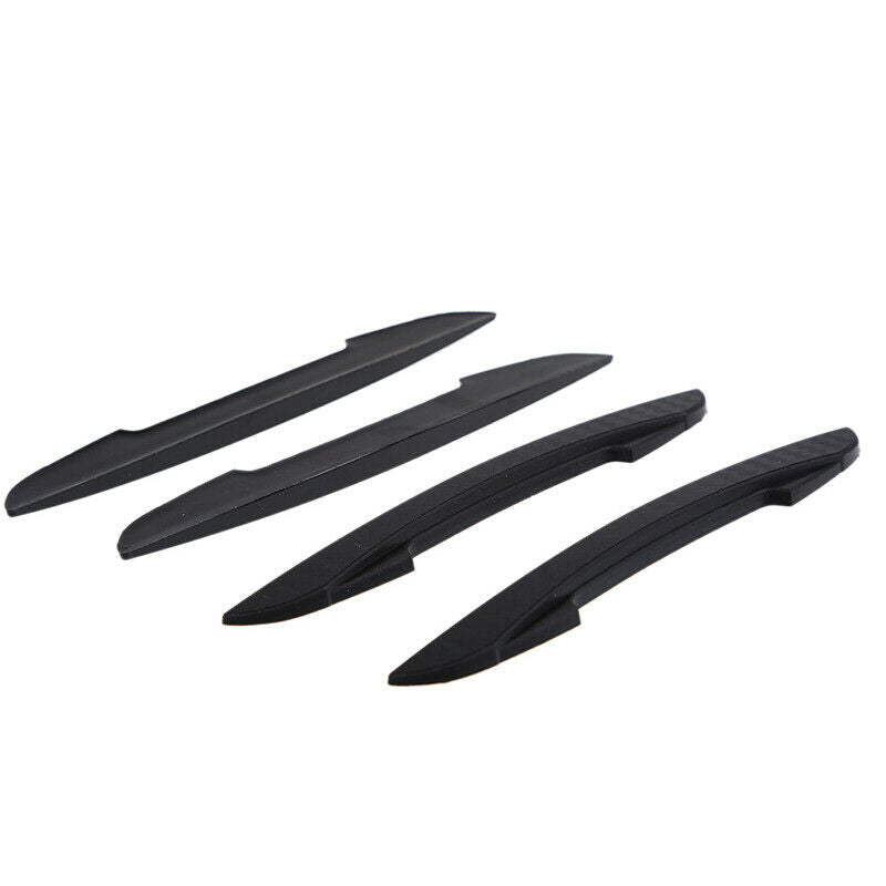 4x Car Bumper Mirror Door Edge Guard Trim Molding Strip Anti-Collision Protector
