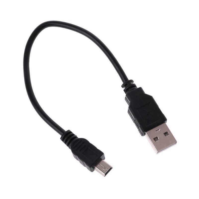 Short USB 2.0 A Male to Mini 5 Pin B Data Charging Cable Cord wire Adapter
