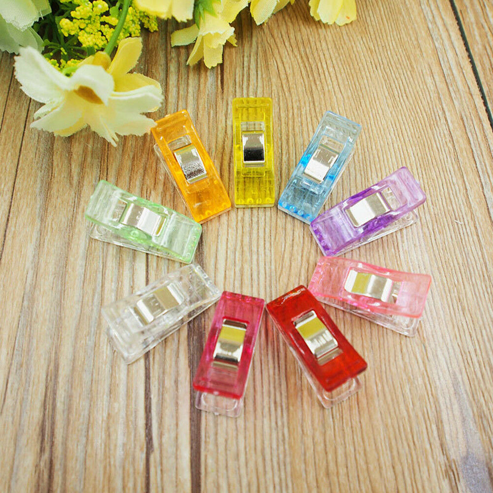 20PCS Plastic Sewing Accessories Clamps Quilter Holding Binding Wonder Clips