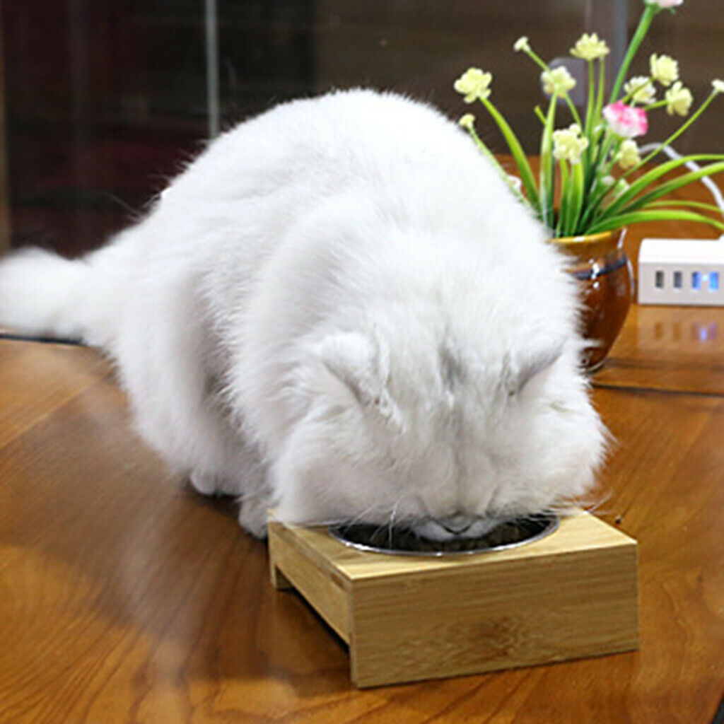 Practical Pet Water Food Dish Bowl For Cat Dog  Ceramic Single Bowl
