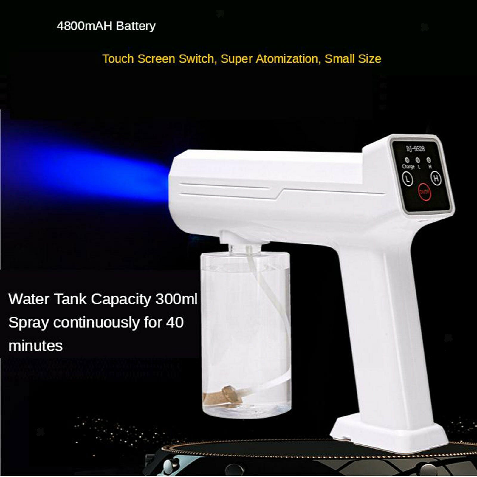 USB Rechargeable Sanitizer Spray Sprayer Sanitizing Disinfectant Fogger Gun