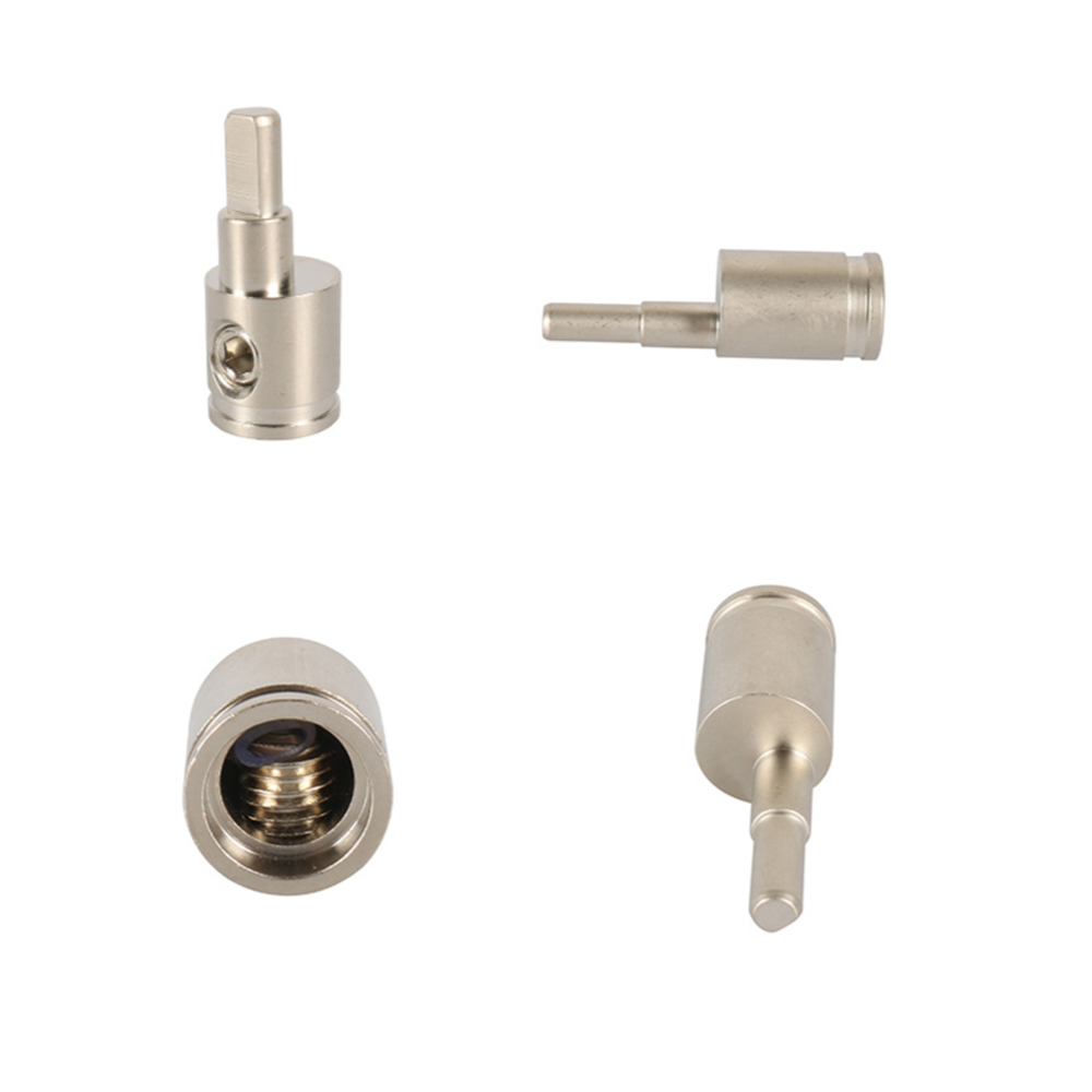 Gauge Wire Reducing Adapter Terminal 1/0 to 4 GA AWG Brass Nickel Set Screw 2pcs