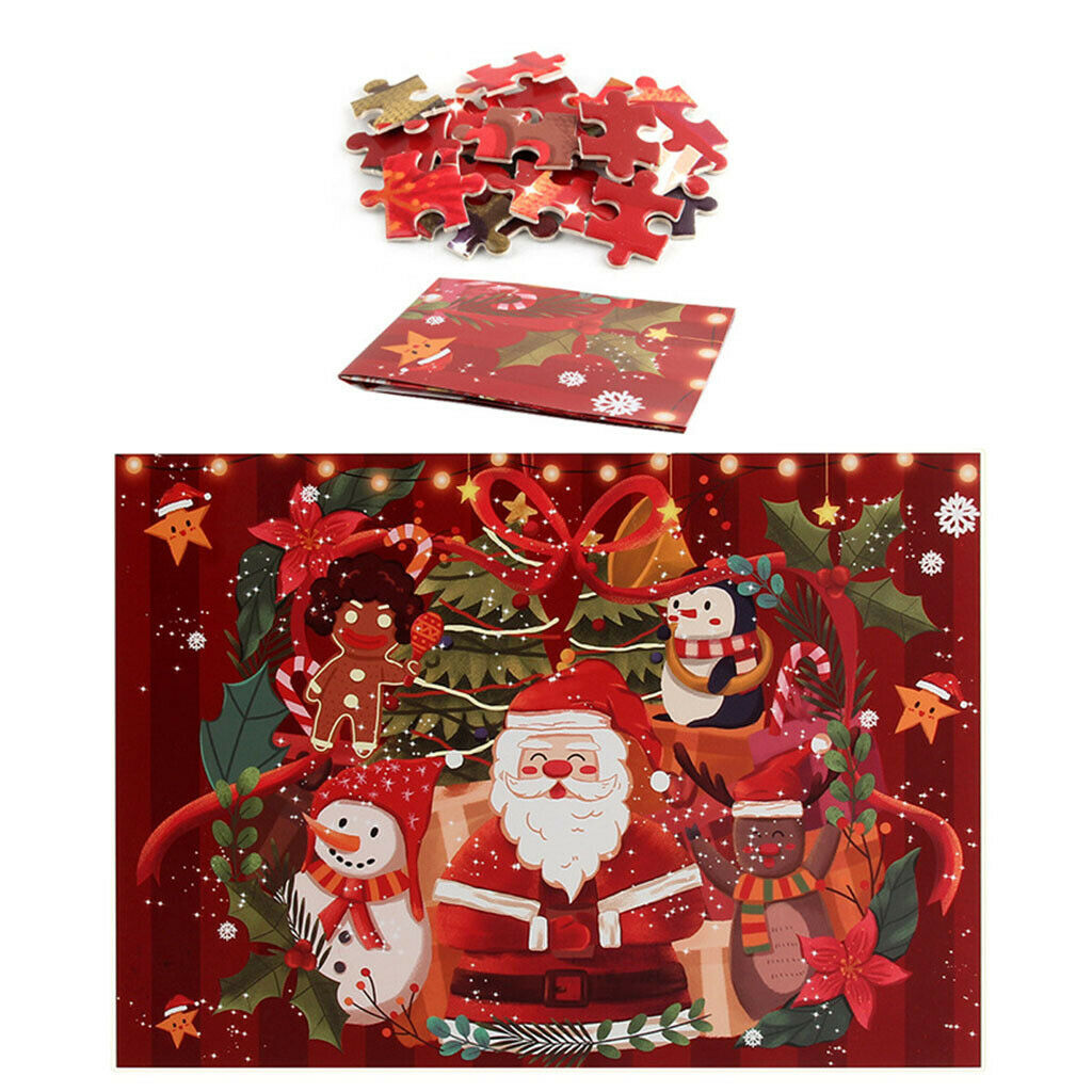 1000Pcs Christmas Puzzle Handmade Santa Claus Puzzle Merry