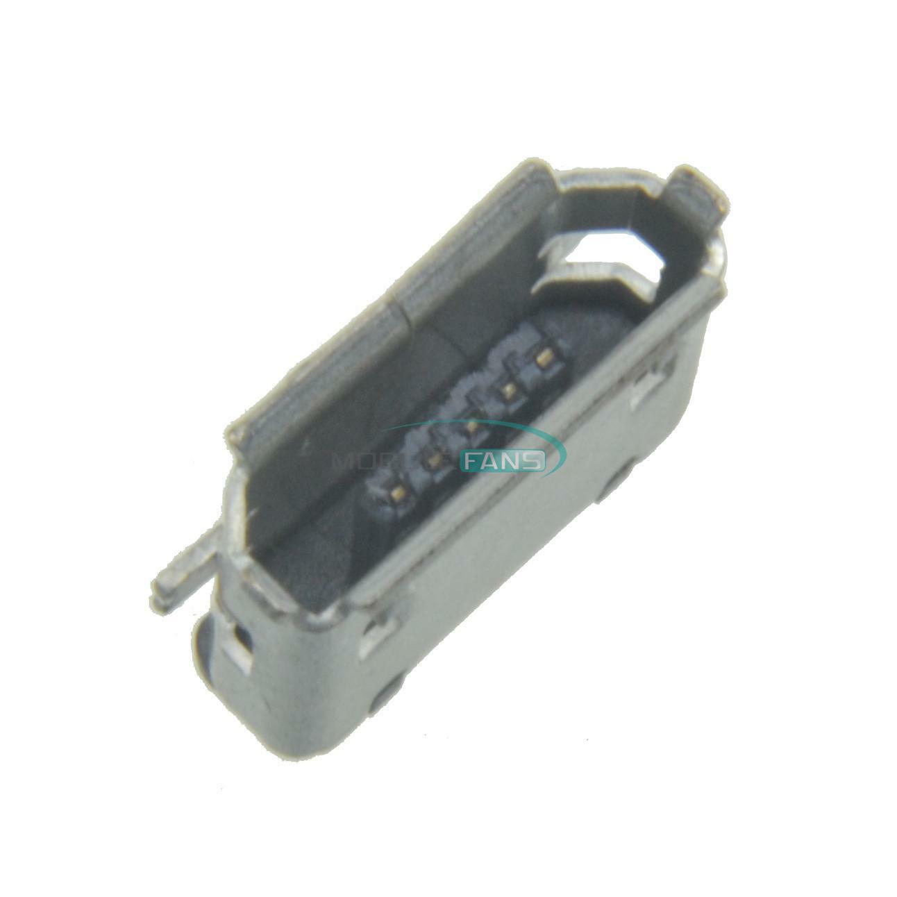 100Pcs Micro USB Type B Female 5Pin SMT Socket Jack Connectors Port PCB Board