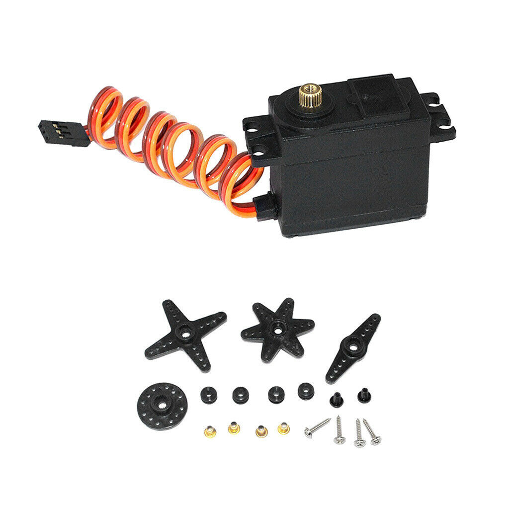 Full Waterproof Copper Gear Digital Servo 9Kg for 1/10 RC Car Boat Airplane
