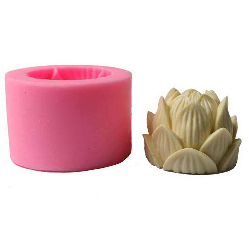 Silicone Cake Mold Fondant Mould Sugarcraft Decorating Baking Tool Lotus