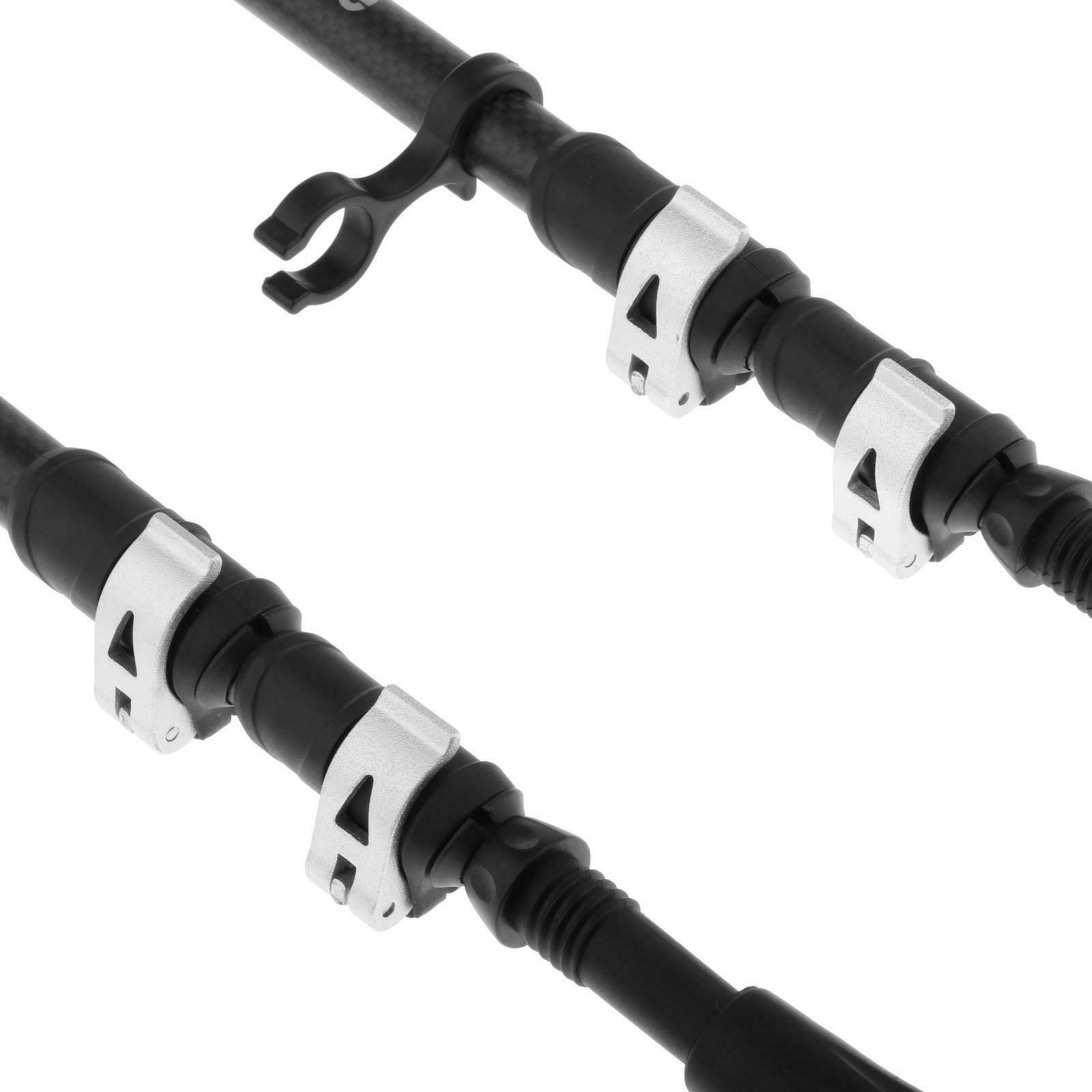 3 Section WALKING STICK Travel Folding Cane Pole Compact Adjustable Lightweight