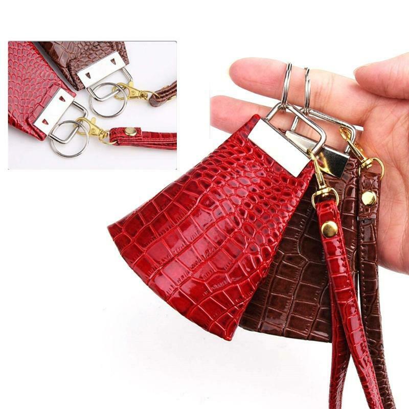 40pcs Key Fob Hardware with Key Rings for Bag Wristlets Ribbon Webbing Embossed