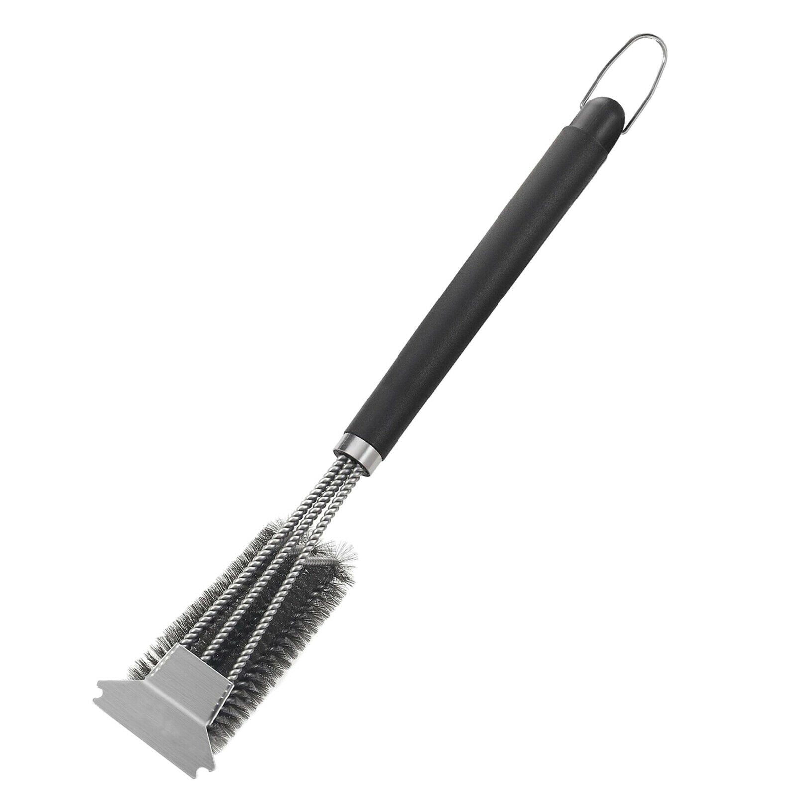 Quick Grill Brush Scraper 18 Inches Long BBQ Brush for Gas/Charcoal Grilling