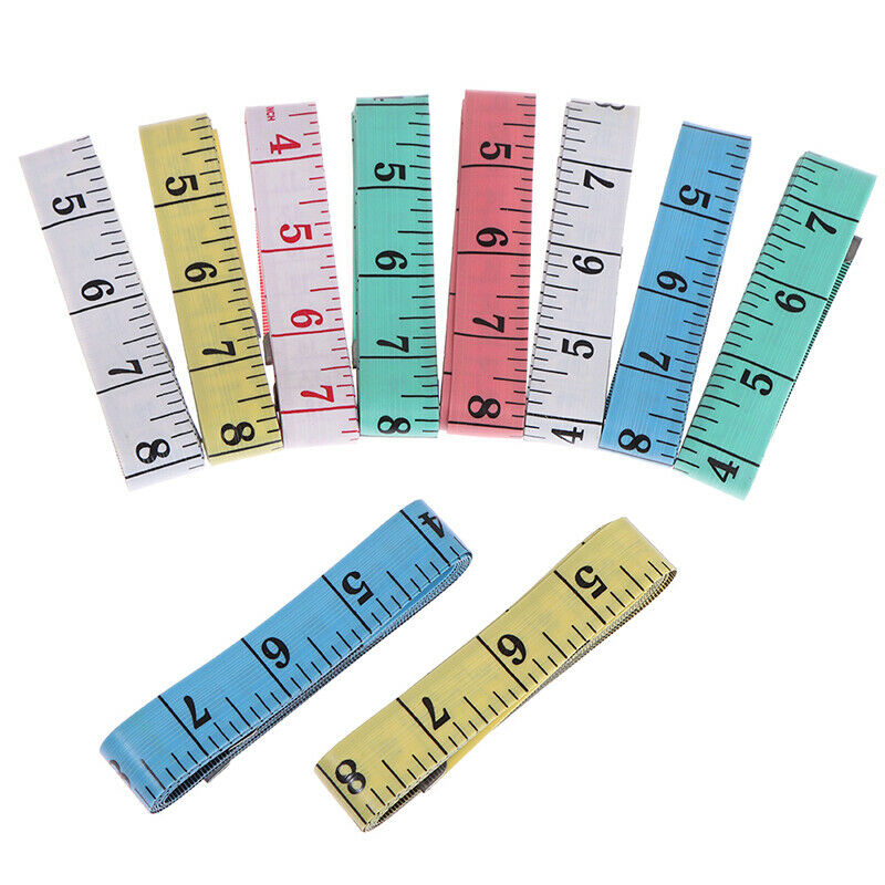 5pcs 1.5m/60inch Soft Measuring Tape Flexible Sewing Tape Body Measuring .l8
