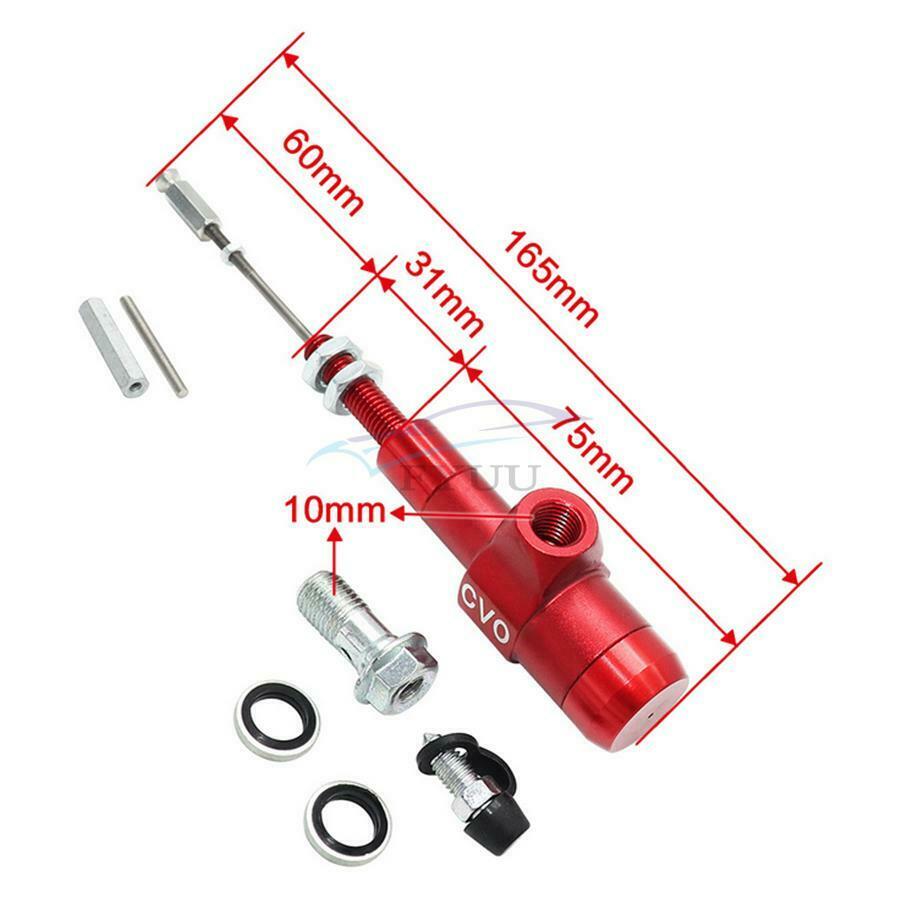 1PCS Red Motorcycle CNC Aluminum Hydraulic Clutch Master Cylinder Brake Lever