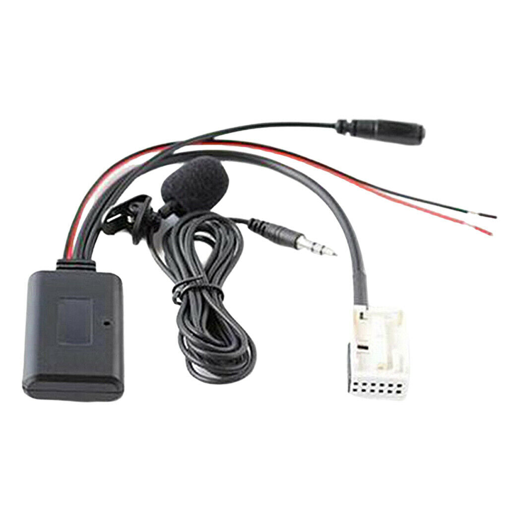 Bluetooth 5.0 Aux Audio Cable Microphone Handsfree Adapter for BMW E64 E66