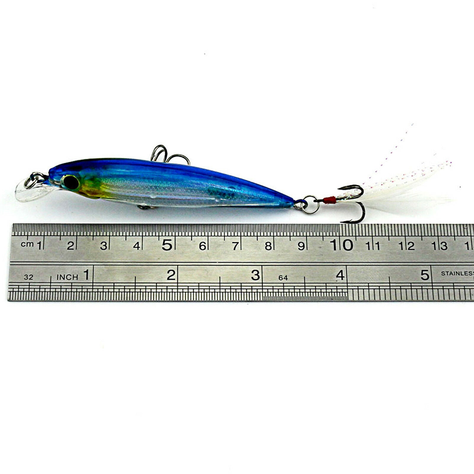 Plastic 10pcs Fishing Lures Crankbaits Hook Minnow Baits Tackle Crank Fishing