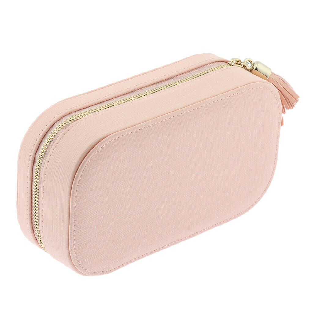 Portable Jewelry Storage Box Multi-functional Rings Earrings Organizer Case