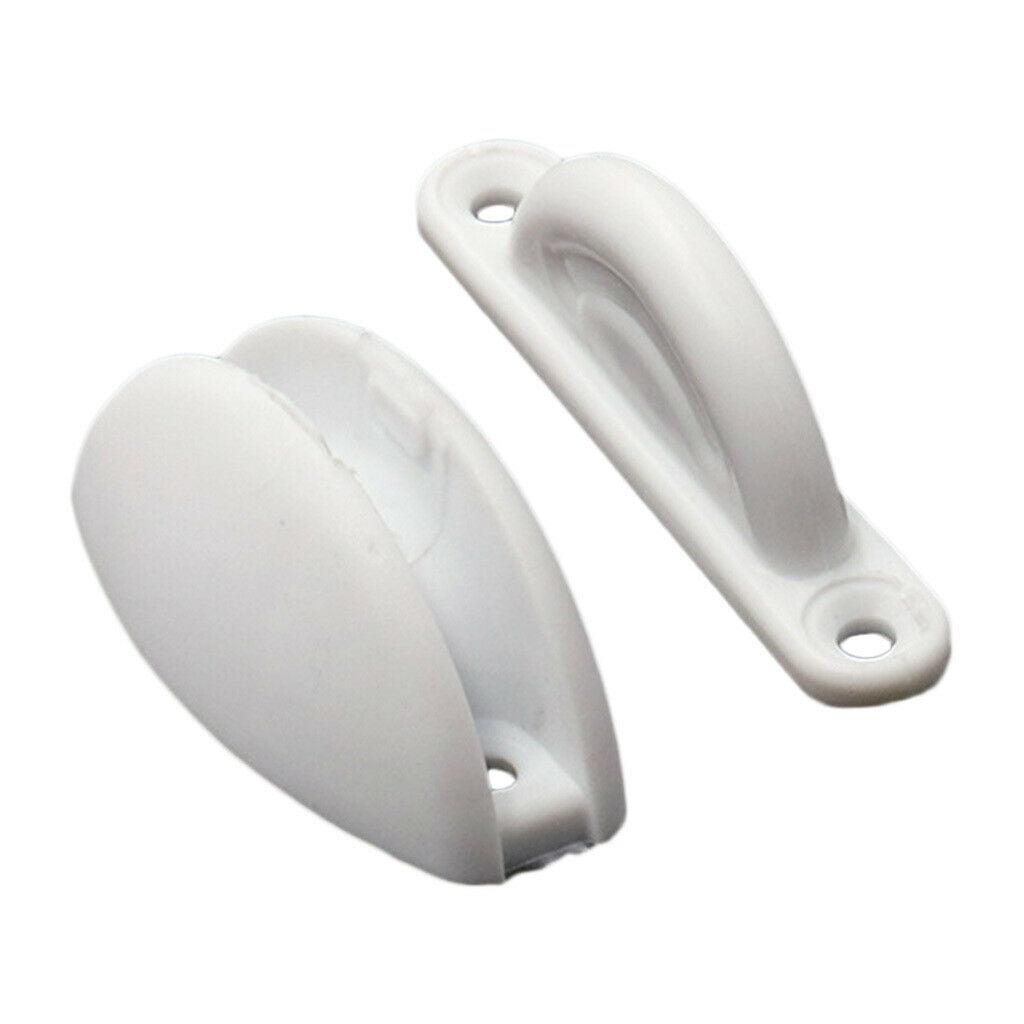 5x  Nylon Door Catch Stopper Holder Cabinet Cupboard RV Sail Caravan Cargo White