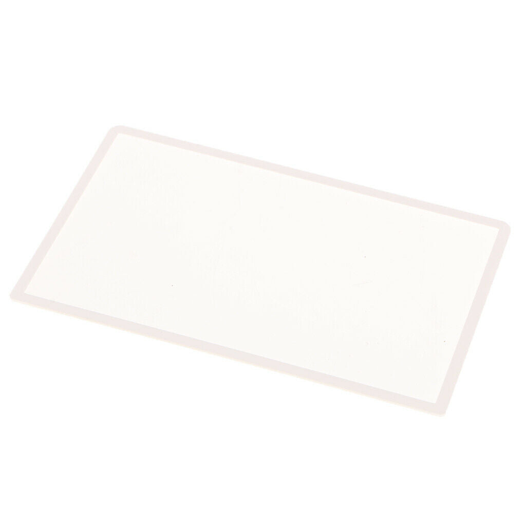 Top Screen Protector LCD Cover Lens Replacement For Nintendo 3DS XL LL White