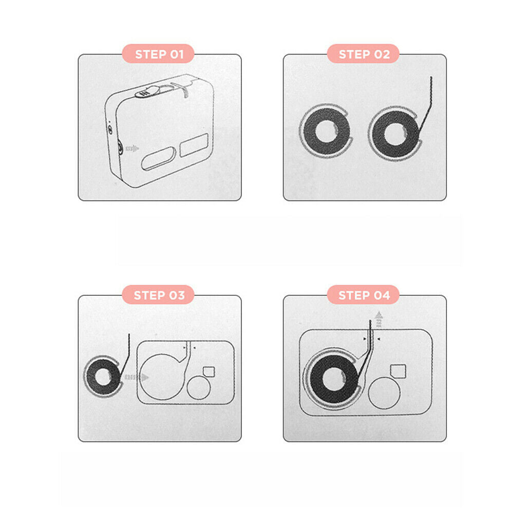 Portable Bluetooth Thermal Label Printer Machine USB Rechargeable Exquisite