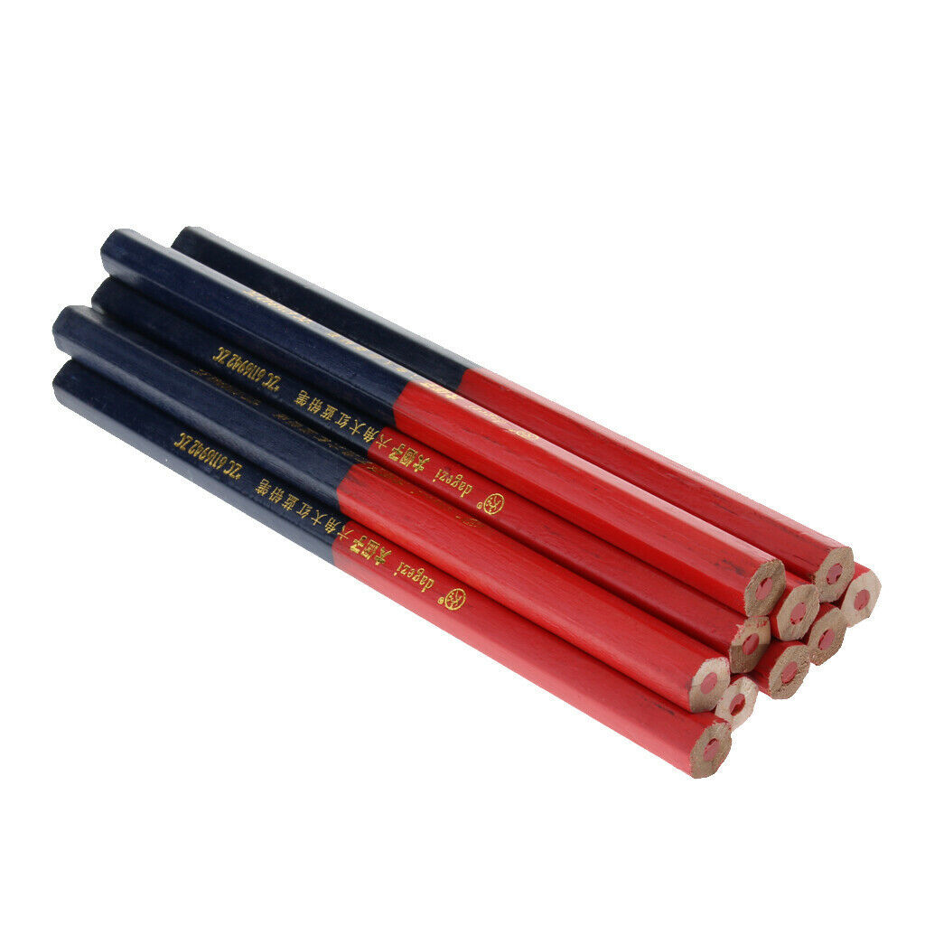 Carpenter Pencil DIY Office Supplies Wooden Pencil 10 Pieces Practicality