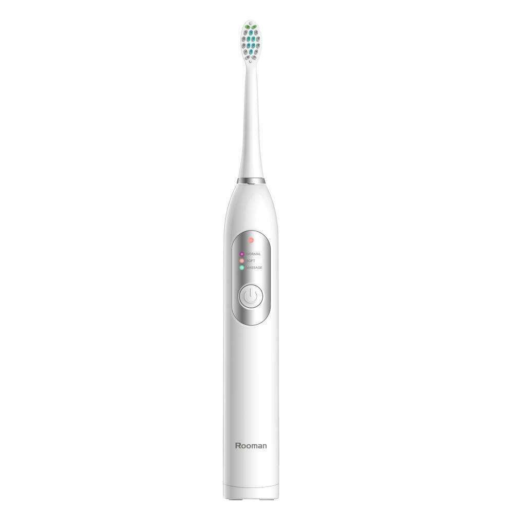 Washable Sonic Whitening Electric Toothbrush 2 Heads IPX7 for Adults Kids