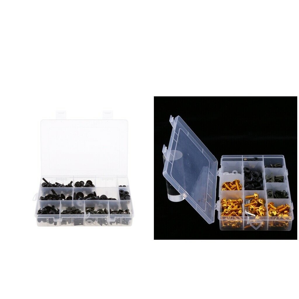 502 Pcs Motorcycle Sportbike Fairing Bolt Fasteners Clip Screws Kit