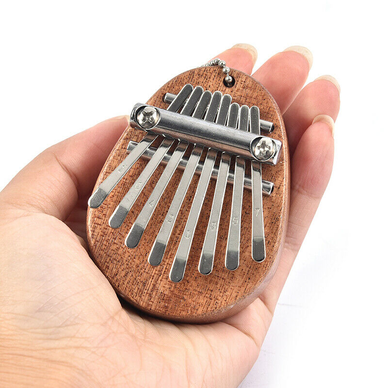 1xMini Kalimba 8 Keys Thumb Piano Great Sound Finger Keyboard Musical InstruBDA