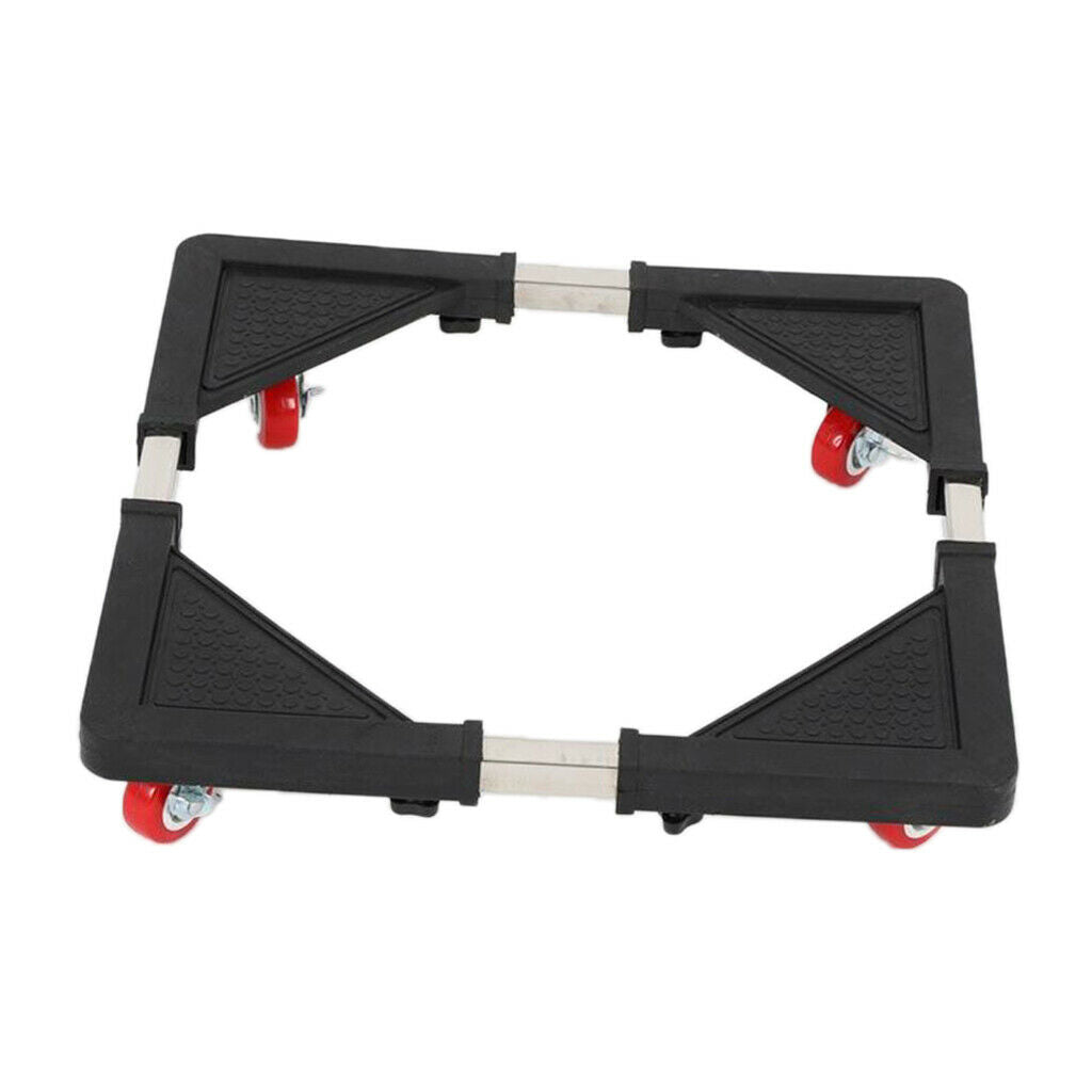 Adjustable Fridge Dryer Washing Machine Floor Stand Movable Base Moving Cart