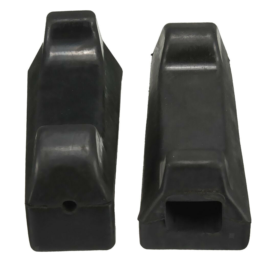 2 Piece Motorcycle Front Rubber Footrest Fits for Yamaha YBR125 All Years
