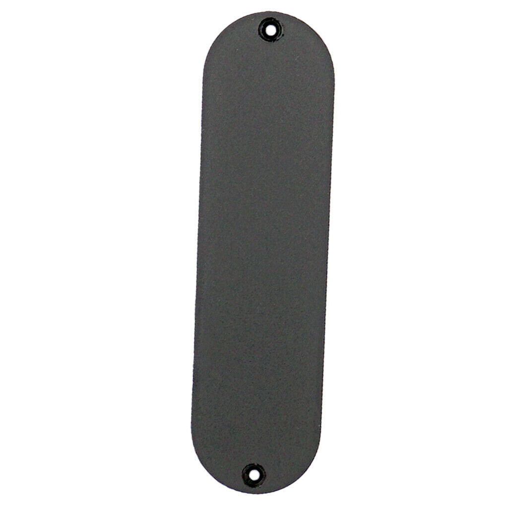 Black Guitar Back Plate Tremolo Cavity Cover for Electric Guitar Part 5.31x1.46