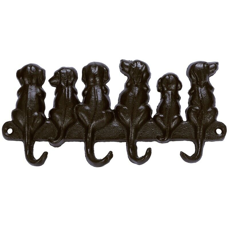 Cast Iron Dog Door Key Hook Pastoral European Retro Wall Hanging Coat CreativeR9
