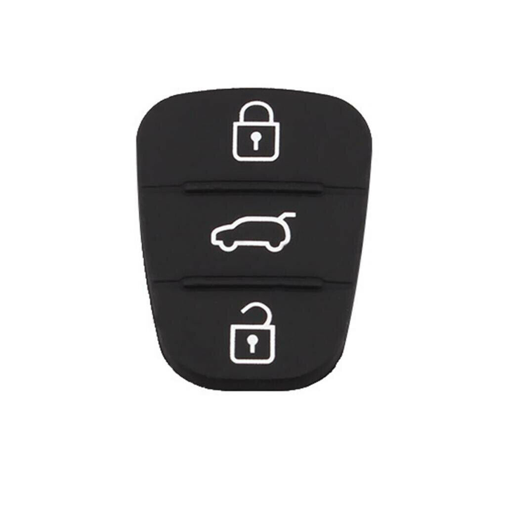 2Pcs 3-Button Smart Remote Door Lock Key Shell Cover For Hyundai I30 Kia K2