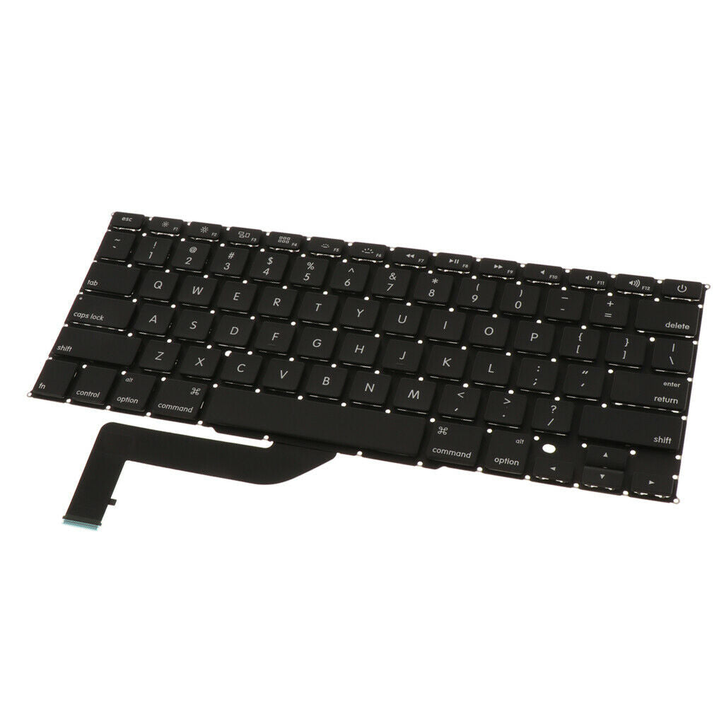 Laptop Keyboard US Version Fits for   Pro Retina 15 Inch A1398 - Black