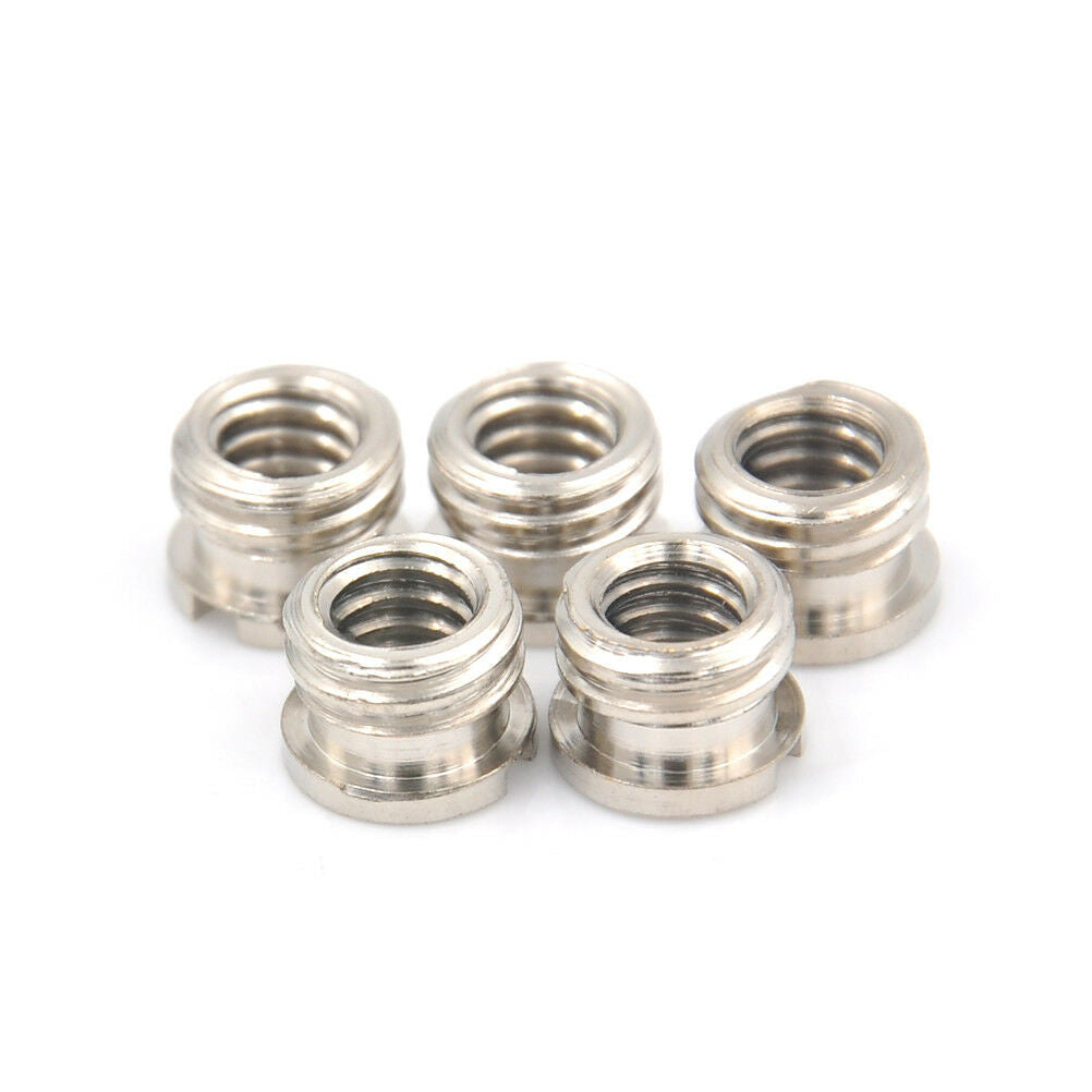 5Pcs 1/4" to 3/8" Convert Screw Adapter For Tripod And Camera Monopod Ball.l8