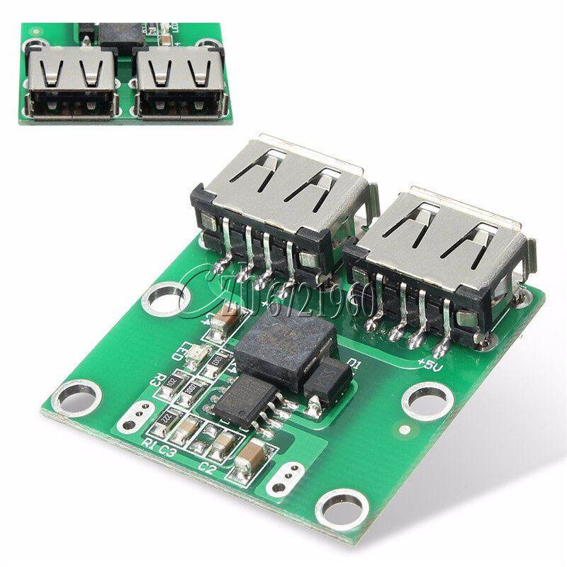 9V/12V/24V to 5V DC-DC Step Down Charger Power Module Dual USB Voltage Board