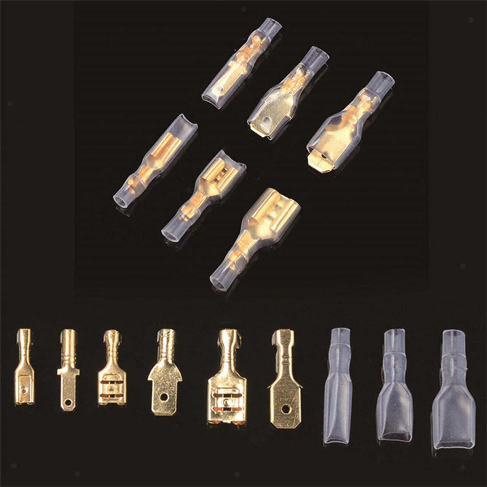 900x 2.8/4.8/6.3mm Insulated Wire Crimp Sheath for Connector General Quick