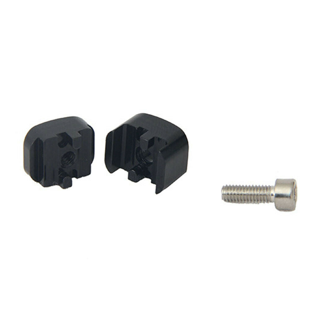 2 Pieces Archery Drop Away Arrow Rest Clamp Buckle Fastener Clip Black