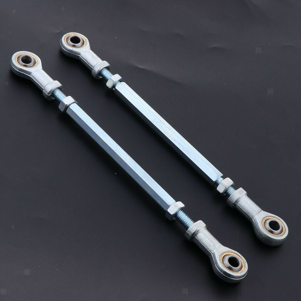 2 Pcs Sturdy Ball Joint Steering Shaft Ends Set for Modified ATV Buggy Go Kart