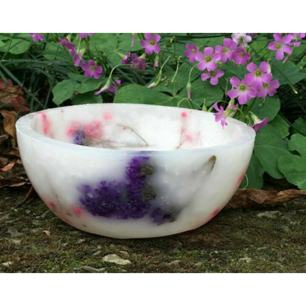 1Pcs Plastic Pot Bowl Shape Candle Mould Mold for DIY Candle Making 162x65mm