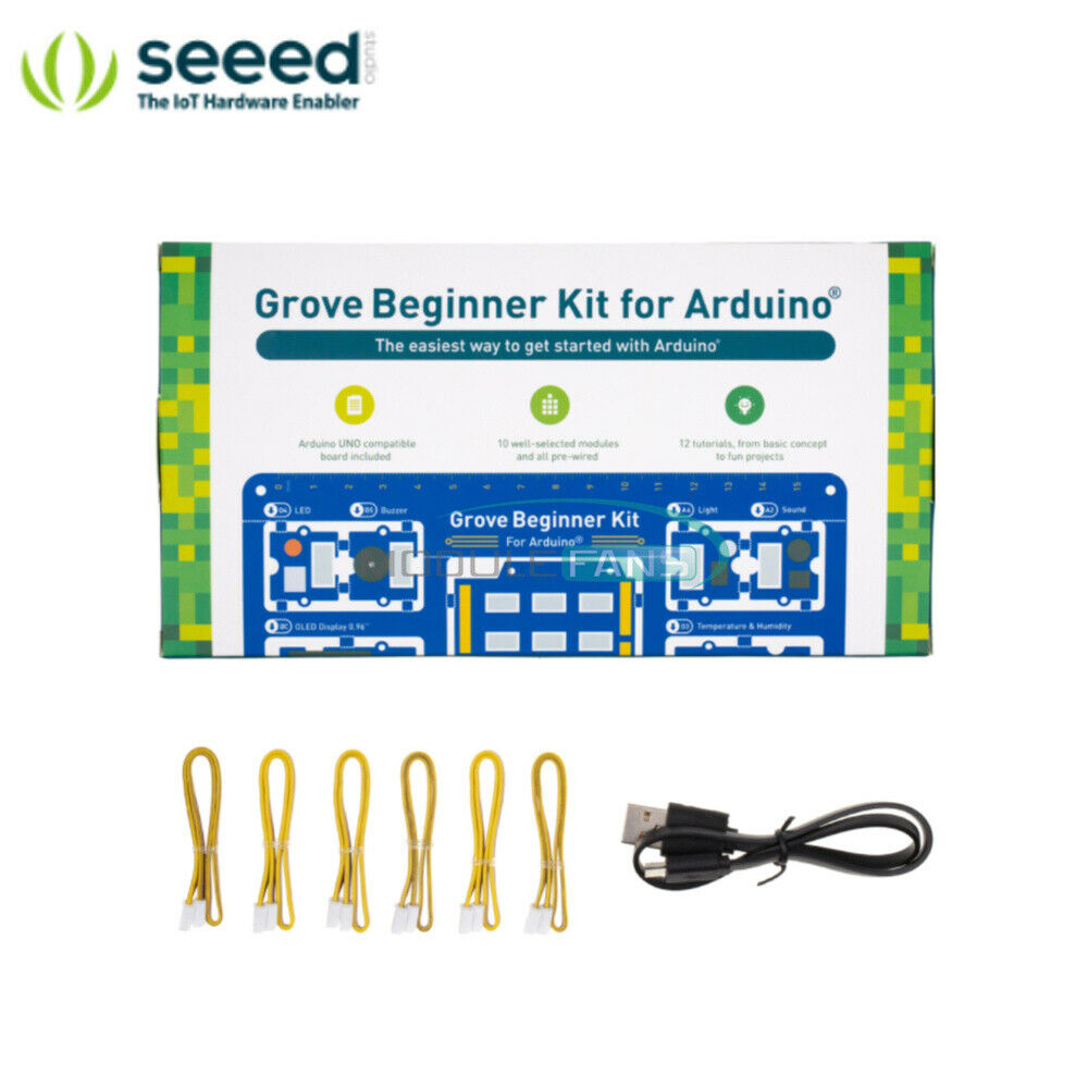 Grove Beginner Kit with 10 Sensors And 12  All-in-one  Compatible Board