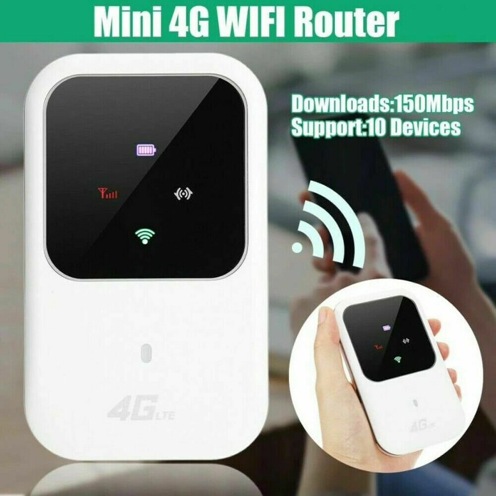4G LTE Wireless Durable Unlocked Wifi Routers Cars Mobile Hotspot SIM Card Slot