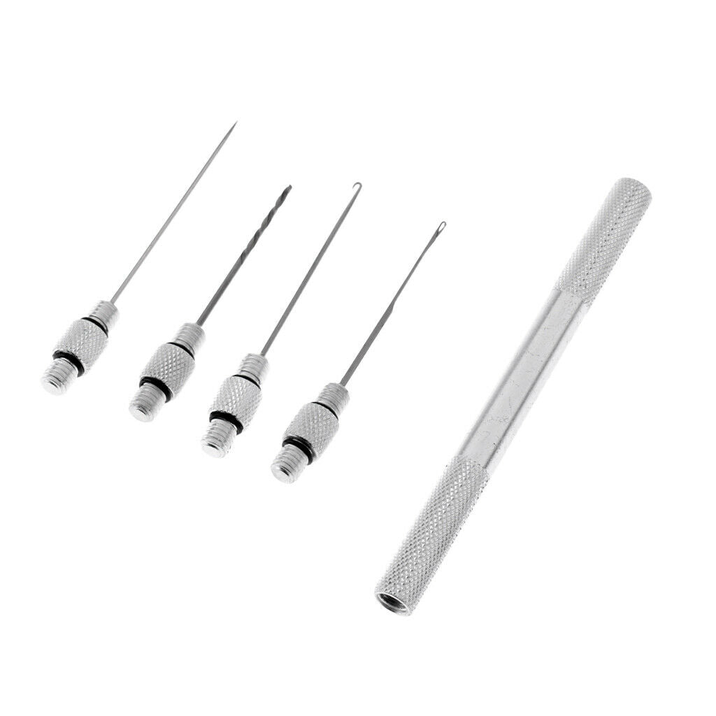 Carp Fishing Rigging Bait Needle Drill Hook Tackle Sliver Rigging Tool Kit