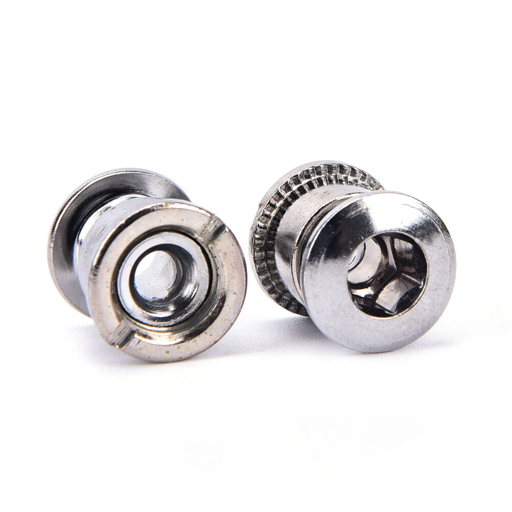 4pcs Crankset Bolts Crank Bolts Crank Screws Nuts for Double Crankset ASJCAUJ Tt