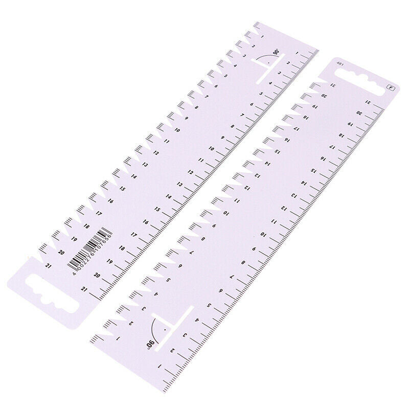 1PC DIY Sewing Patchwork Ruler Ultrathin Soft 21cm Quilting Sewing TY1